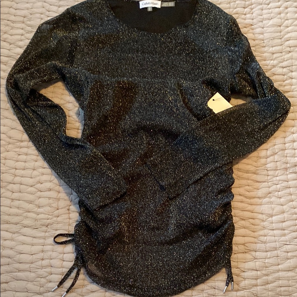 Calvin Klein Black Sparkle Sweater